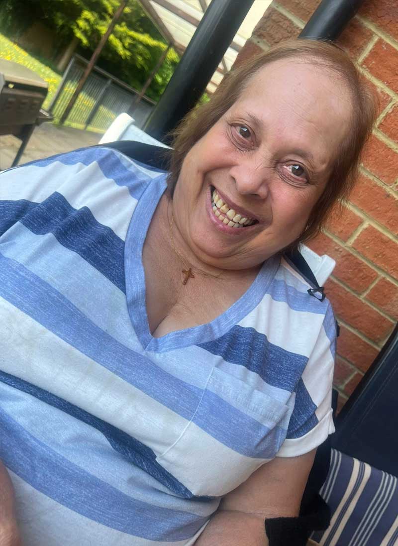 On of our residents having a great day.
